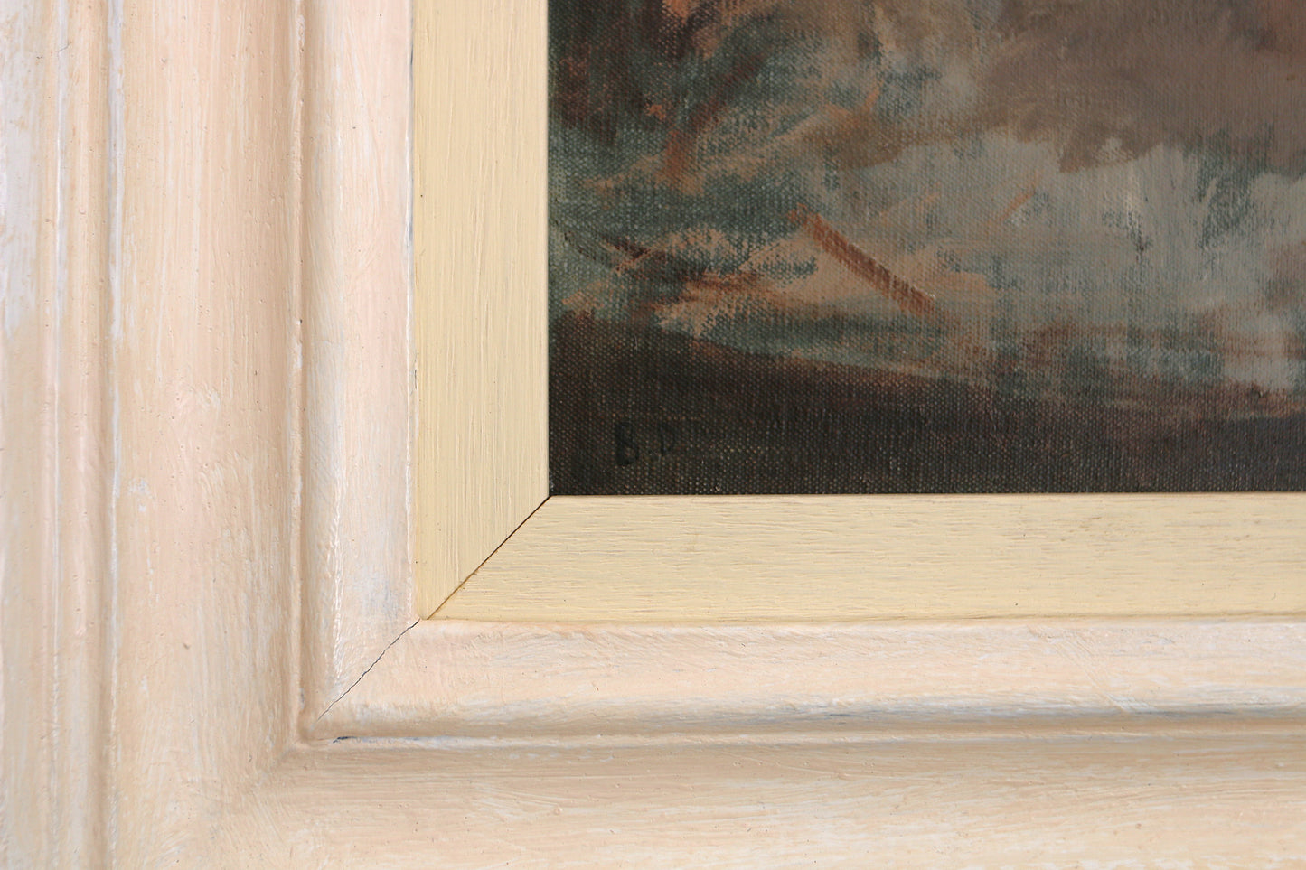 Bernard Dunstan RA PPRWA (1920-2017) - Naked Female Model on Bed Oil on Canvas