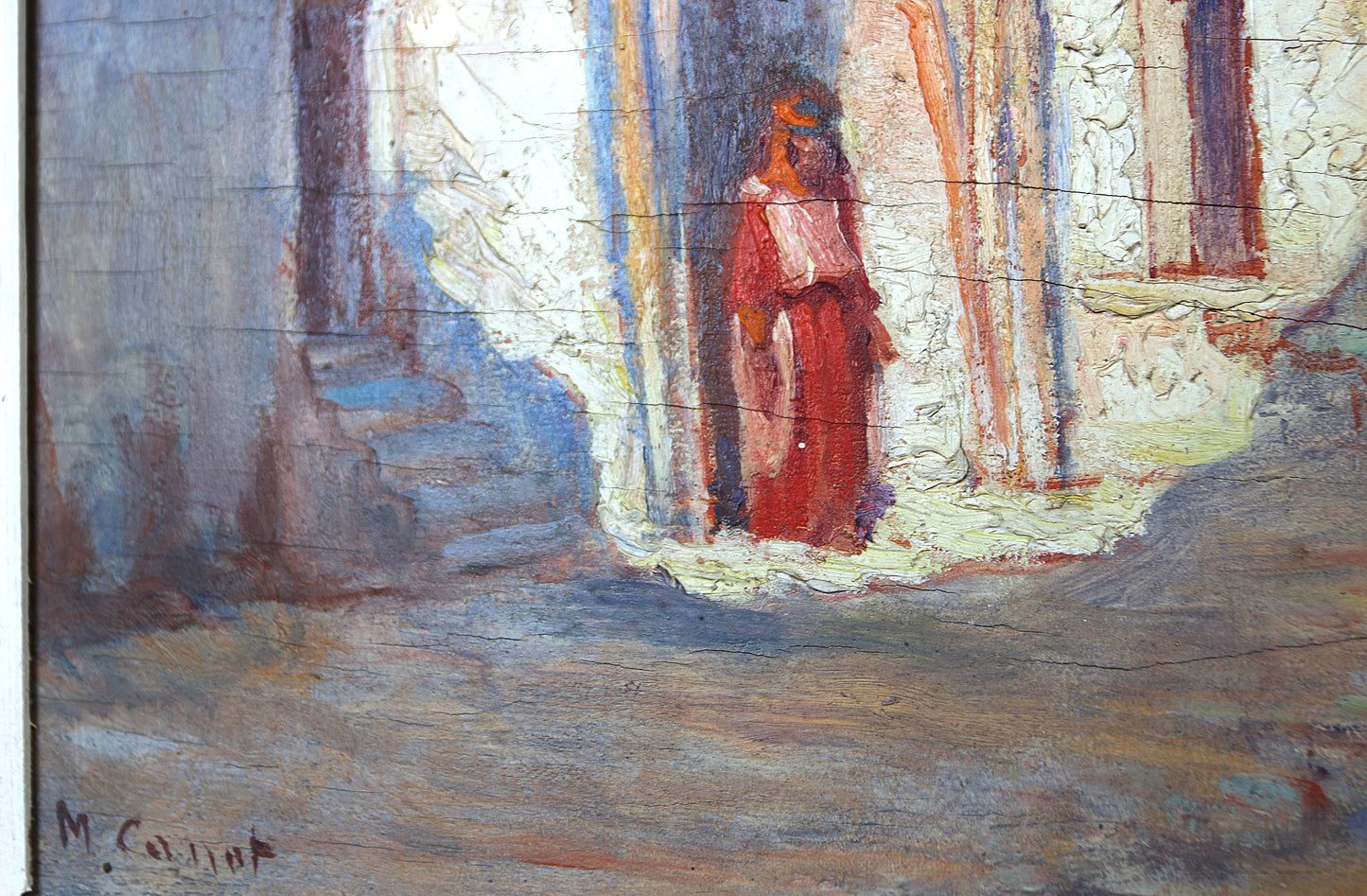 Marcel Canet (1875-1959) Berber Scenes Triptych