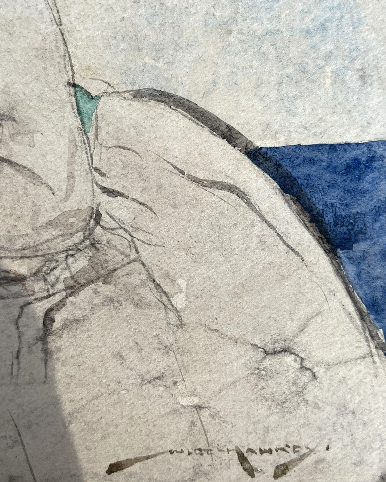 'Sympathy' Watercolour Painting by William Lee Hankey