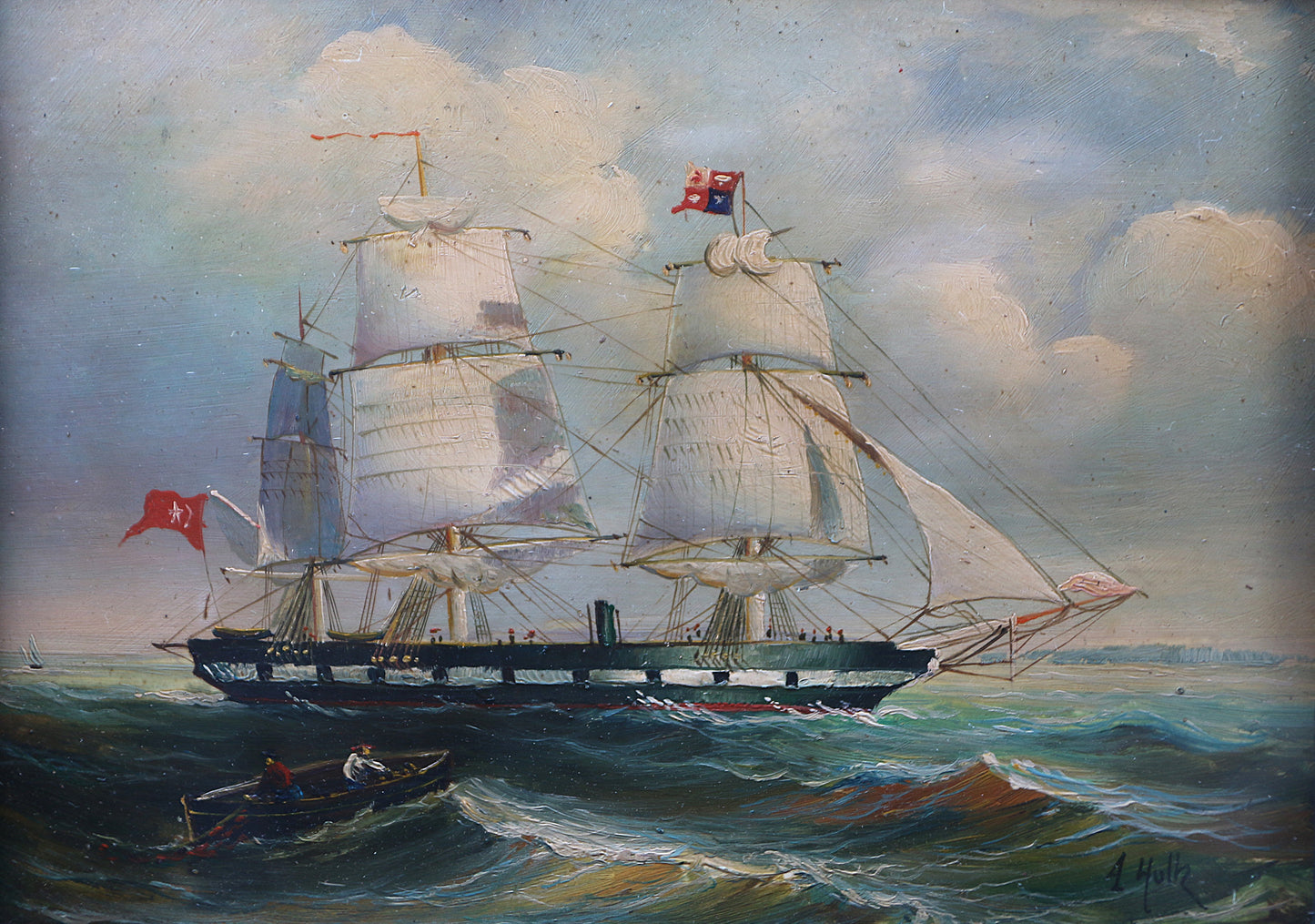 Maritime Oil on Board - Abraham Hulk the Younger