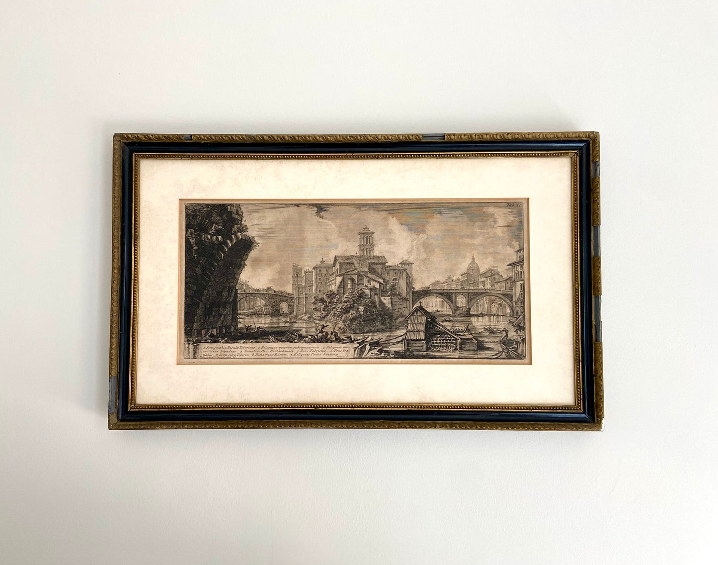 Giovanni Battista Piranesi (Italian, 1720–1778) - View of the Tiber Island, 1762 Etching on laid paper
