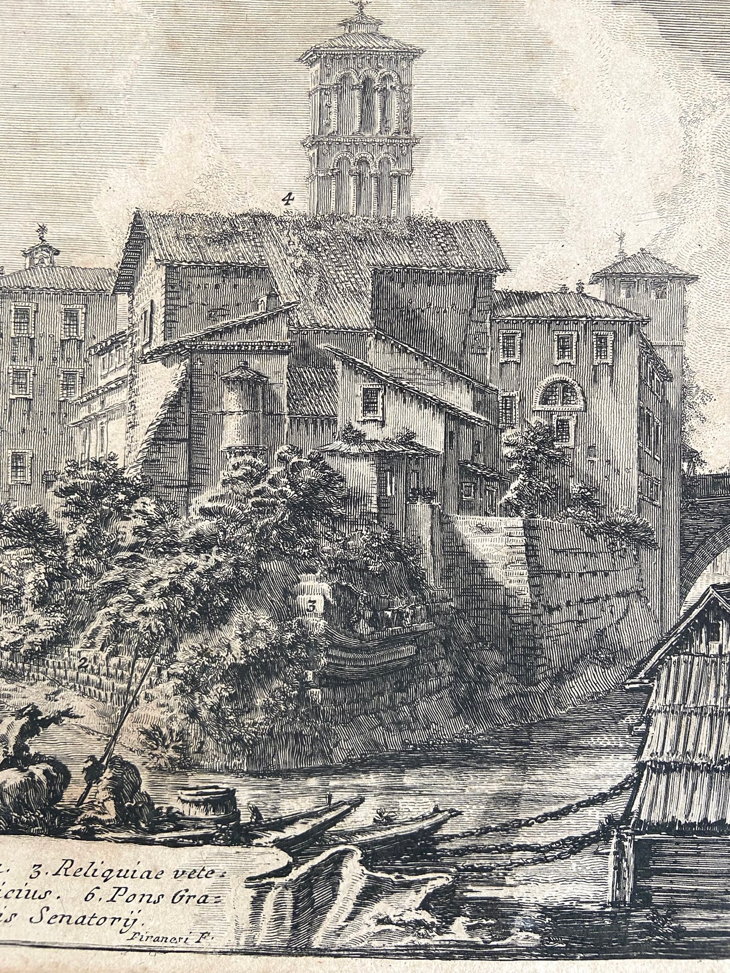 Giovanni Battista Piranesi (Italian, 1720–1778) - View of the Tiber Island, 1762 Etching on laid paper