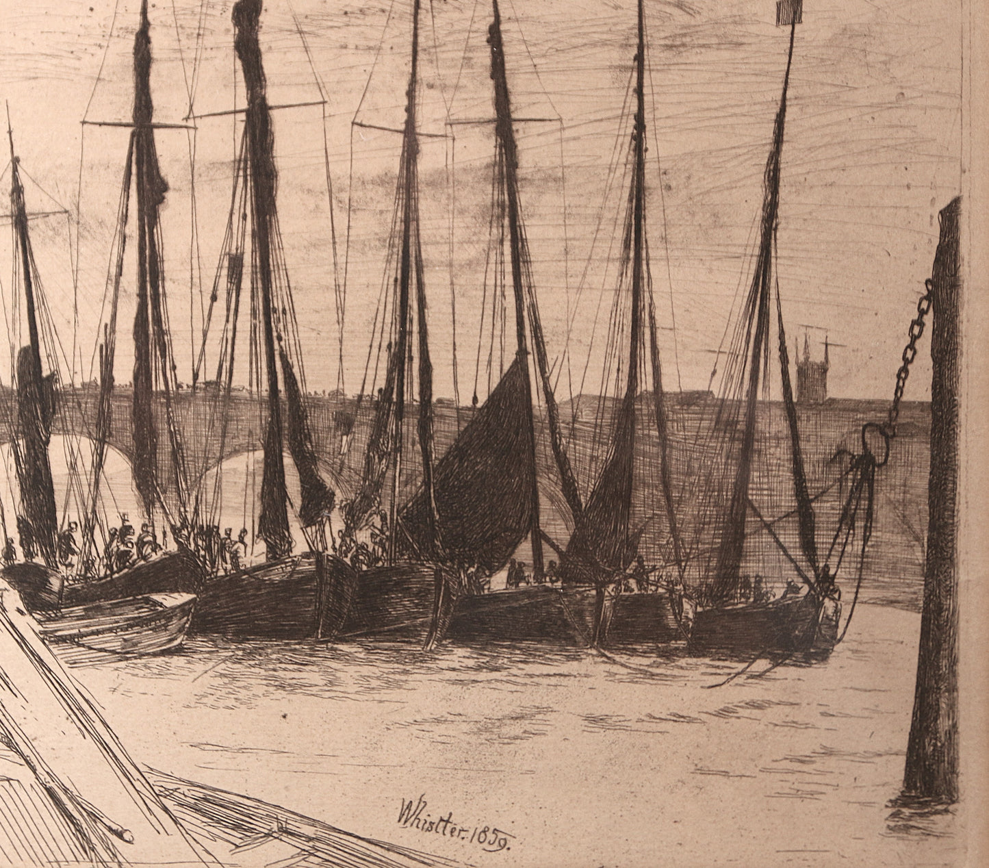 James Abbott McNeill Whistler RBA (1834 –1903) - Billingsgate 1859