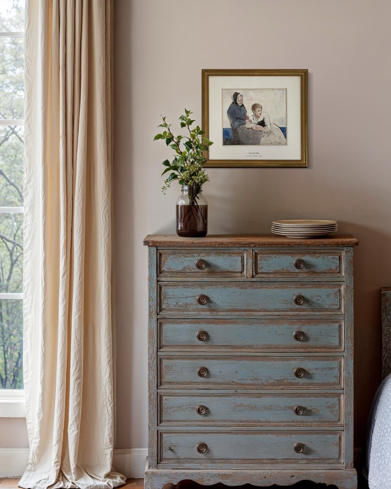 'Sympathy' Watercolour Painting by William Lee Hankey