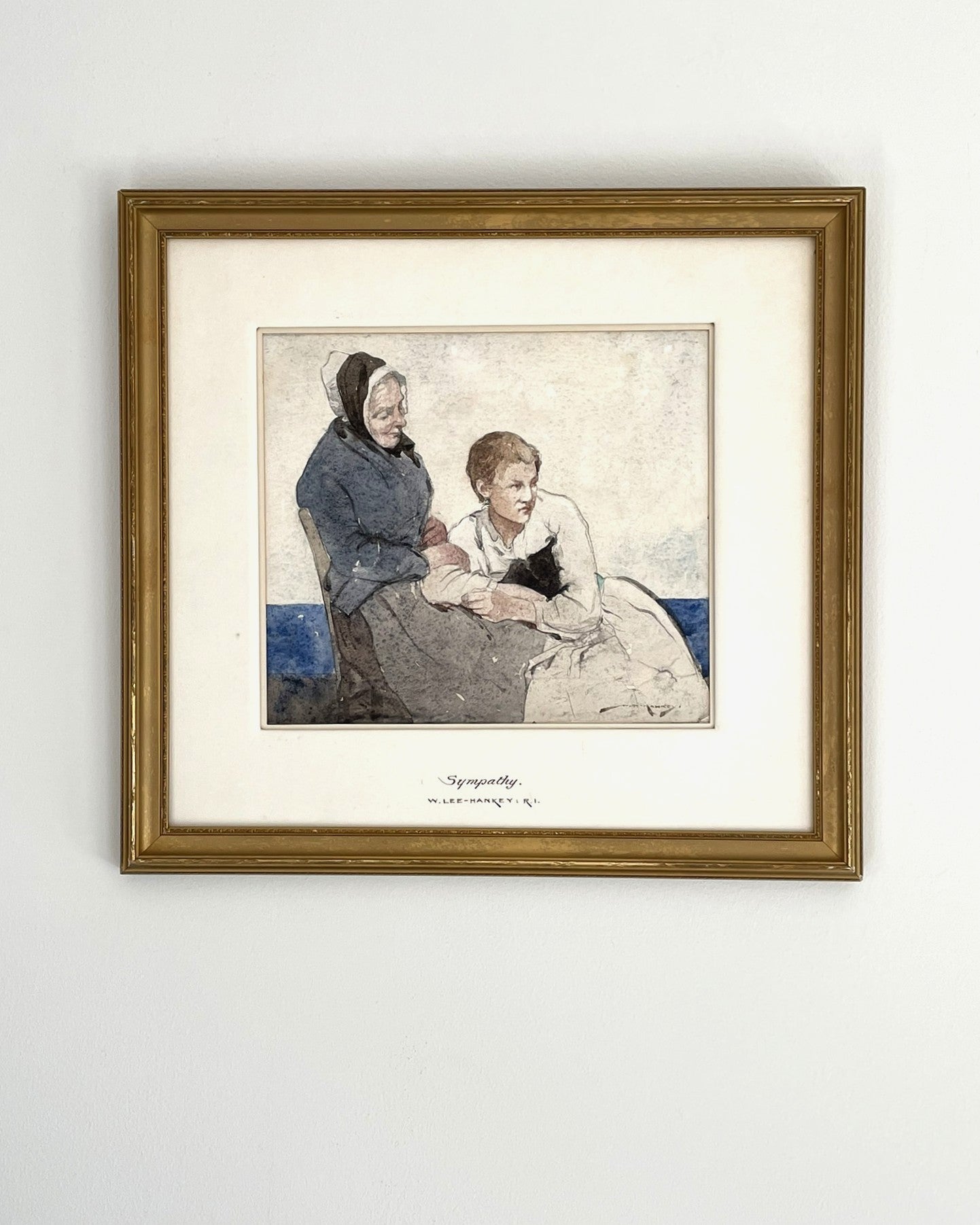 'Sympathy' Watercolour Painting by William Lee Hankey