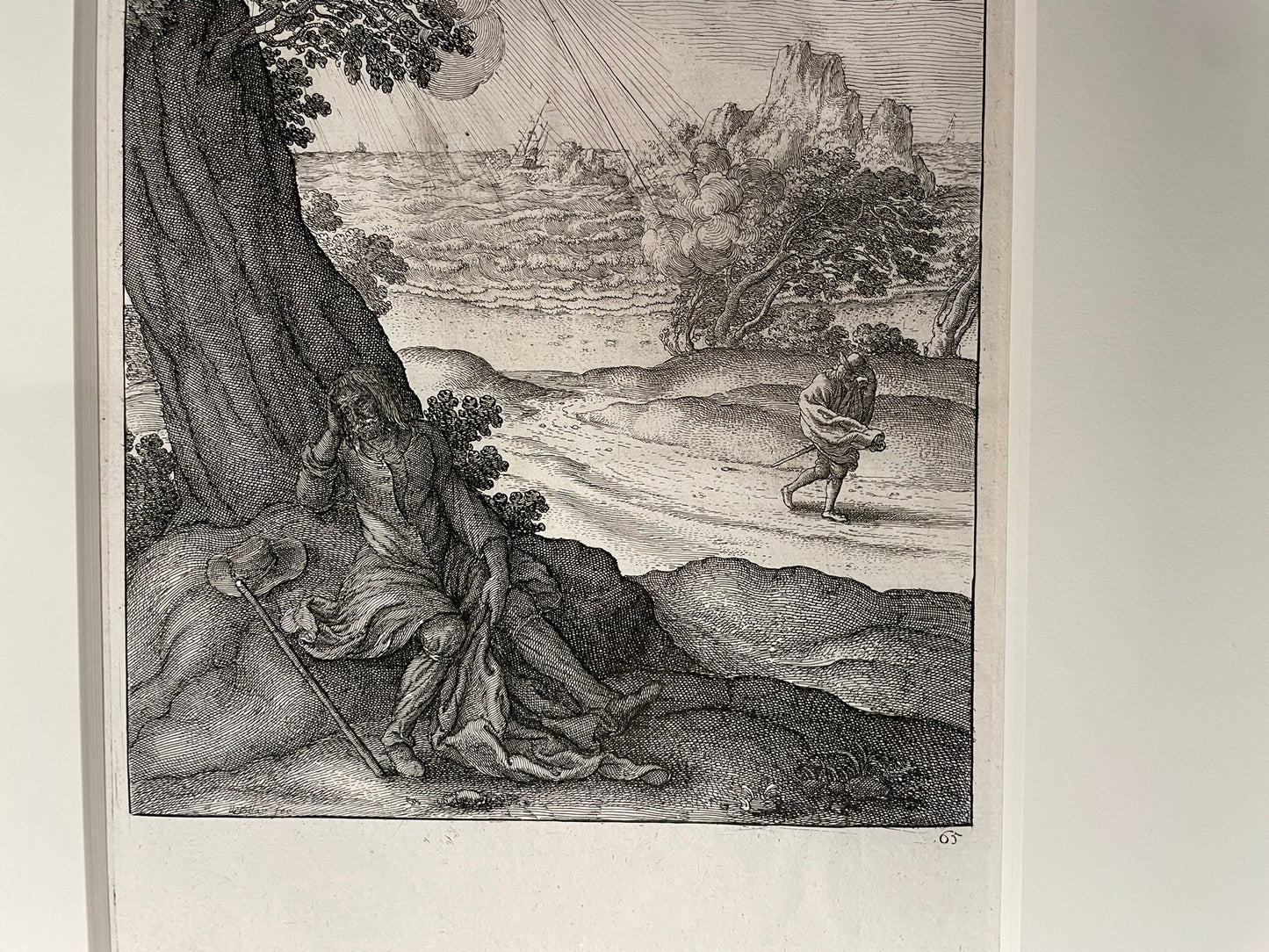 “Wenceslaus Hollar – The Sun and the Wind (1665) | Original 17th-Century Etching from Aesop’s Fables”