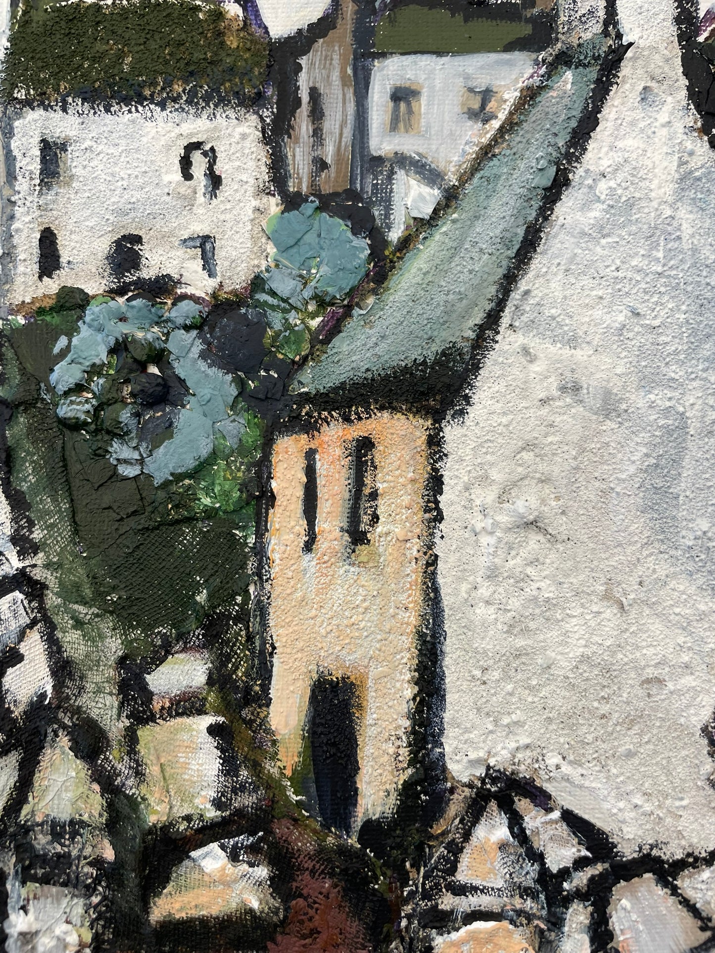 A Contemporary Mixed Media Painting