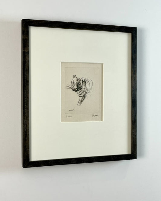 Henry Moore OM CH (1898–1986) Etching 'Tiger' 1982