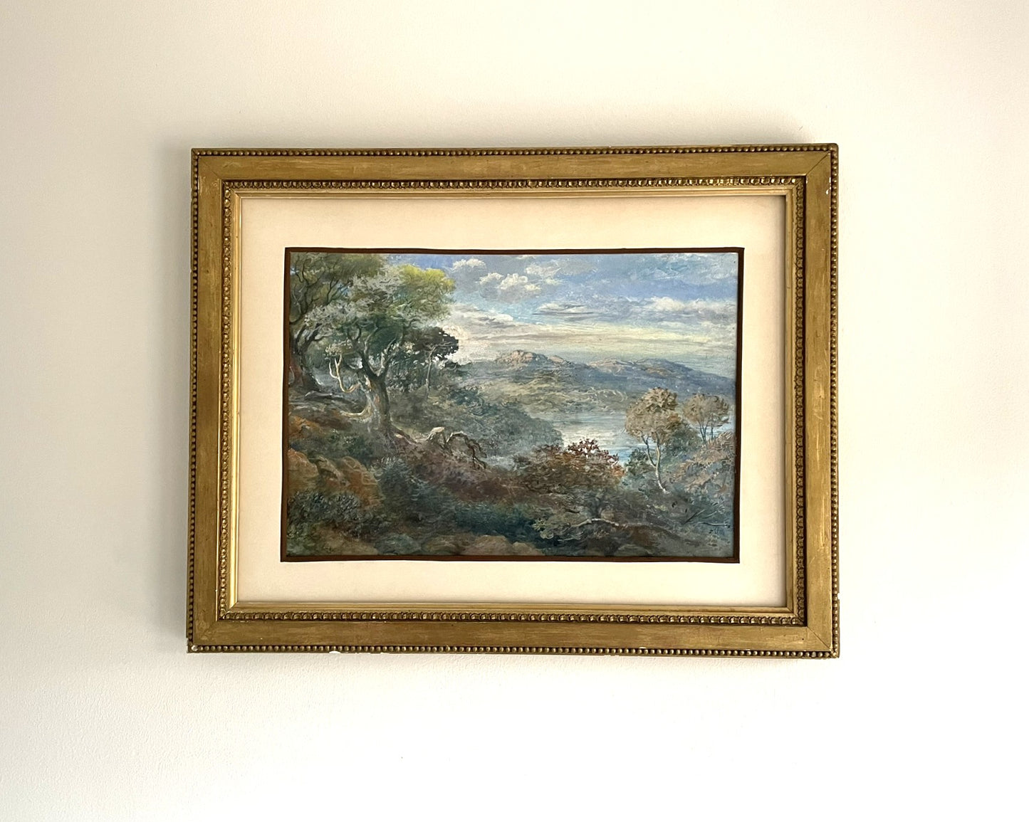 19th-Century Watercolour Landscape