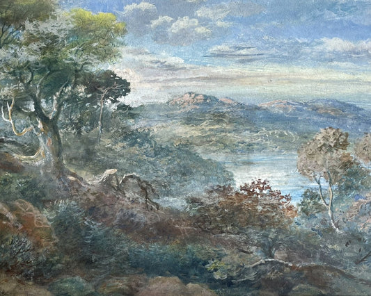 19th-Century Watercolour Landscape