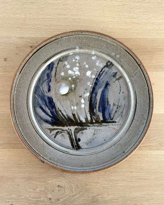 A Substantial Stoneware Charger by Mick Arnup