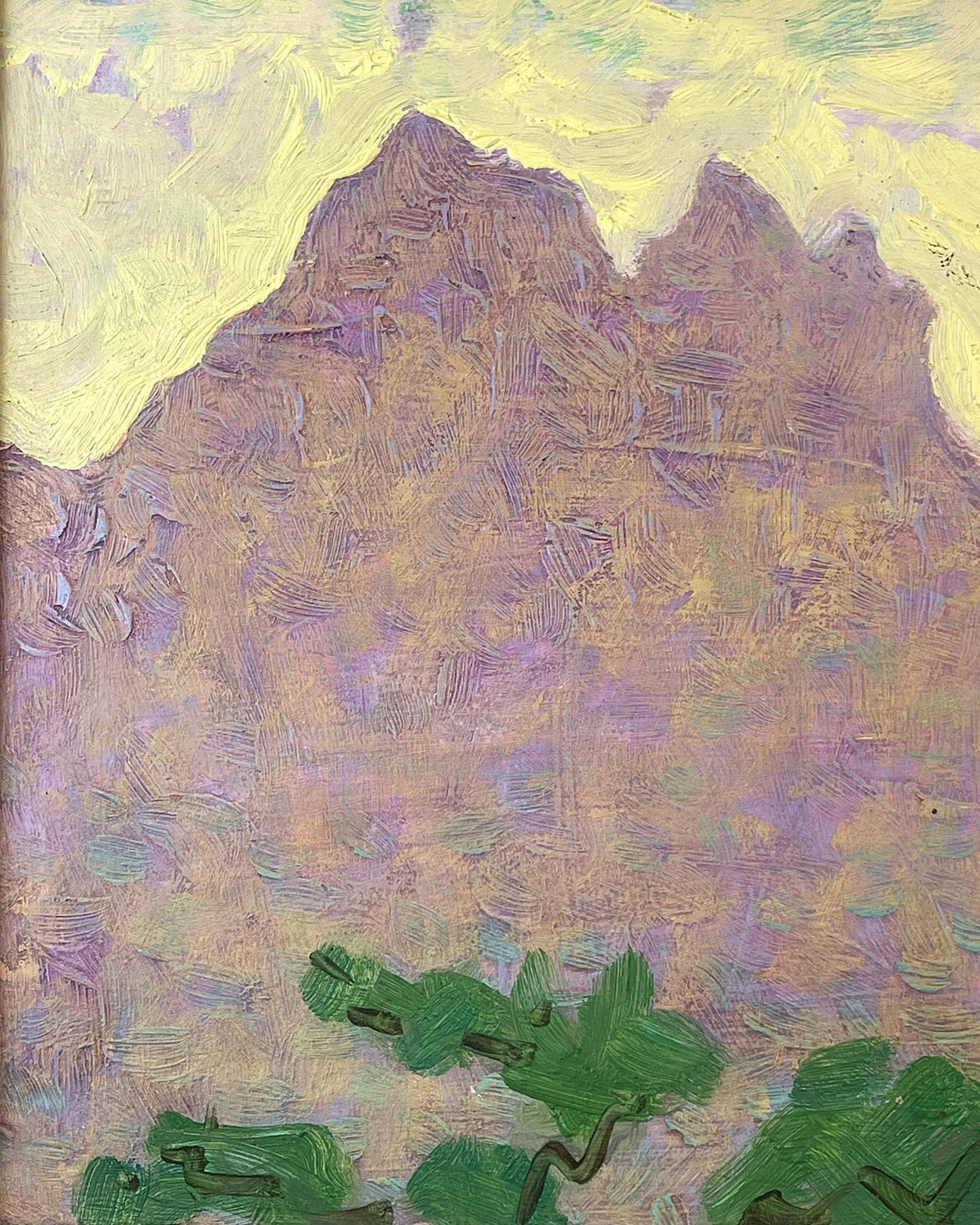 Corsican Hillscape – Original Oil Painting by Gregory Alexander