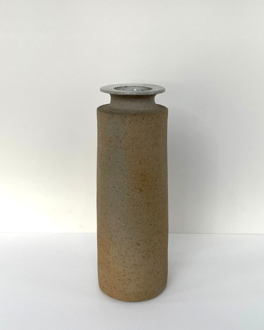 Cylindrical Stoneware Vase by Derrek Davis