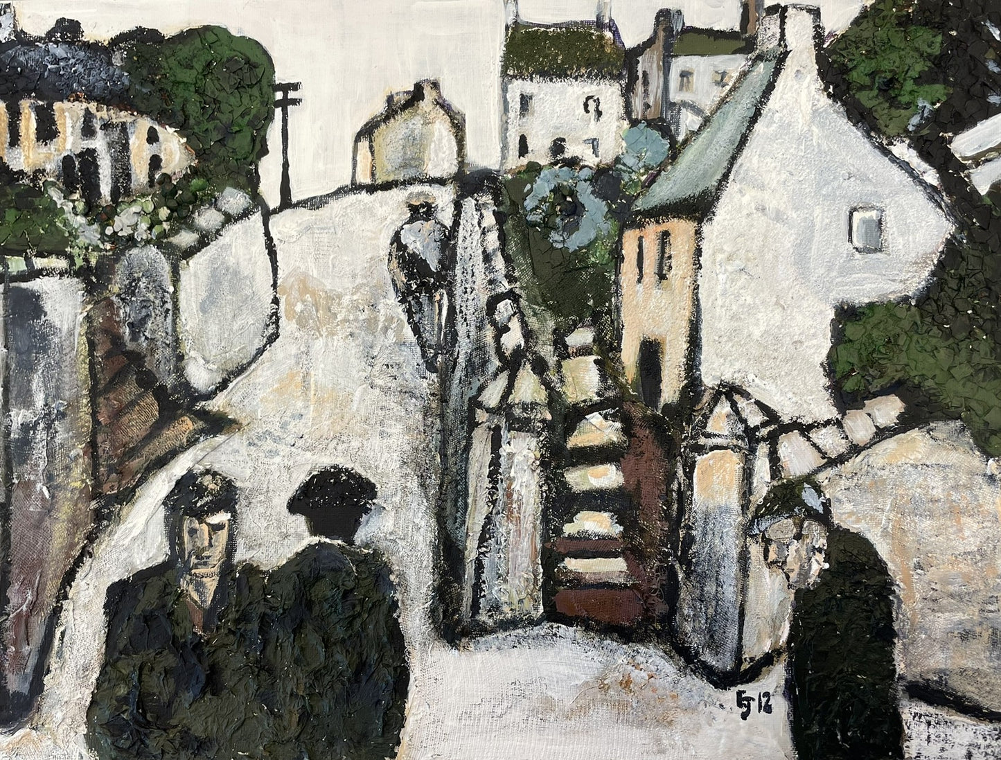 A Contemporary Mixed Media Painting