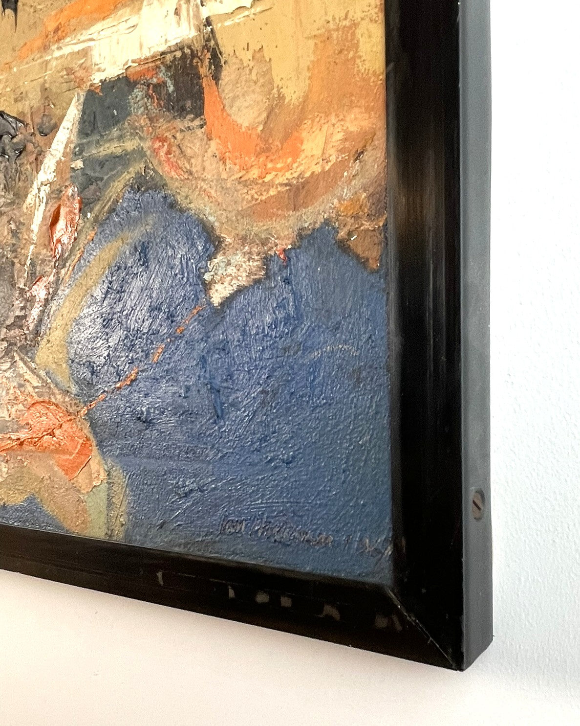 Large Abstract Landscape by Ian Henderson – Oil on Canvas