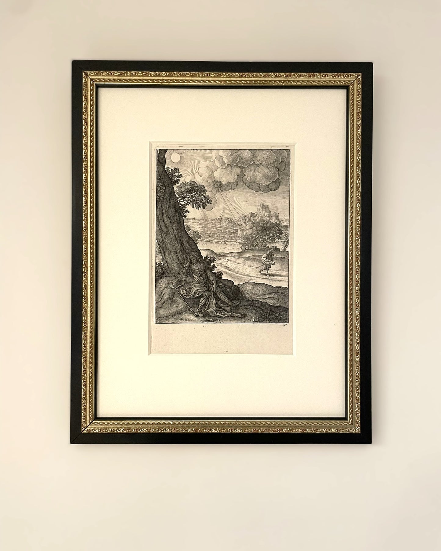 “Wenceslaus Hollar – The Sun and the Wind (1665) | Original 17th-Century Etching from Aesop’s Fables”