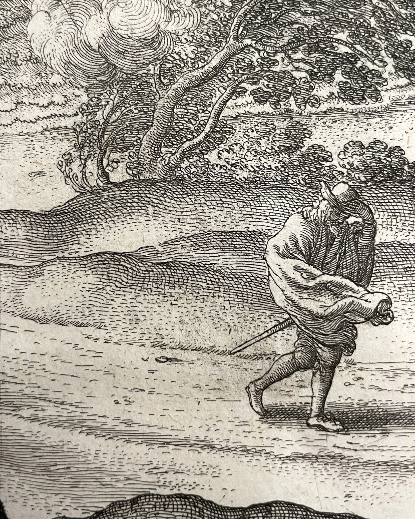 “Wenceslaus Hollar – The Sun and the Wind (1665) | Original 17th-Century Etching from Aesop’s Fables”