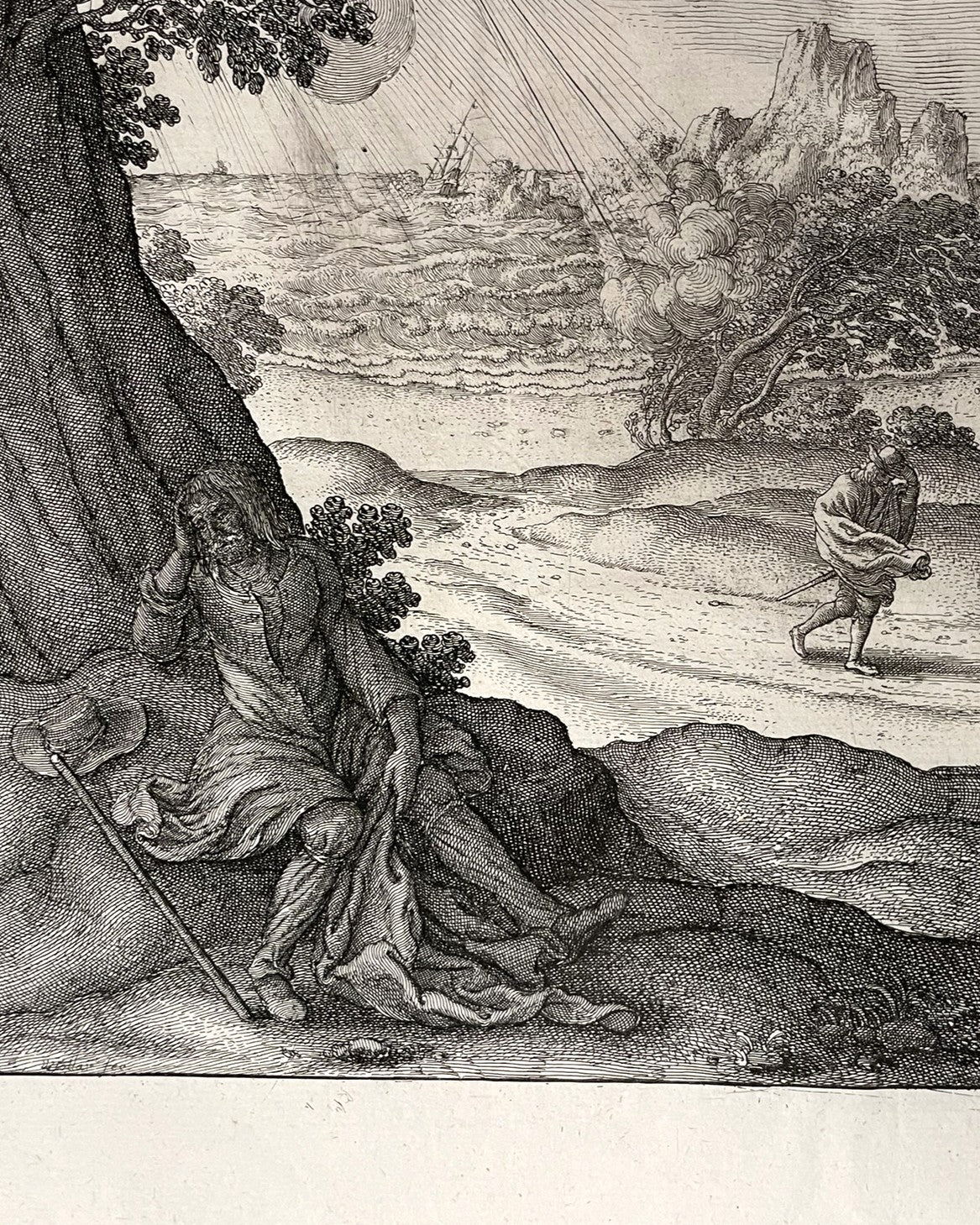 “Wenceslaus Hollar – The Sun and the Wind (1665) | Original 17th-Century Etching from Aesop’s Fables”