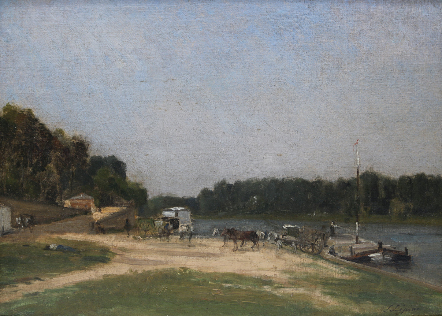 Stanislas Lepine - Banks of the Seine