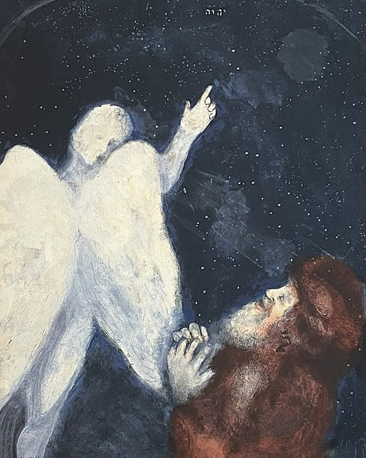 After Marc Chagall (1887-1985) - Noah Receives Orders to Build an Ark'