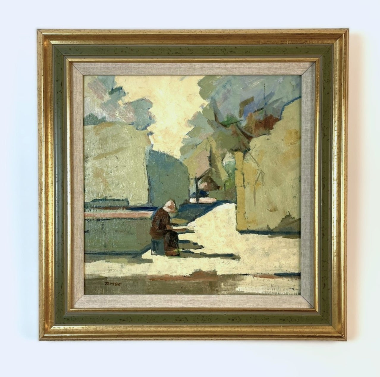 August Afternoon by Rosita Marlborough – Original 1995 Oil on Board