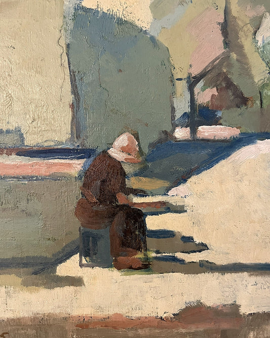 August Afternoon by Rosita Marlborough – Original 1995 Oil on Board