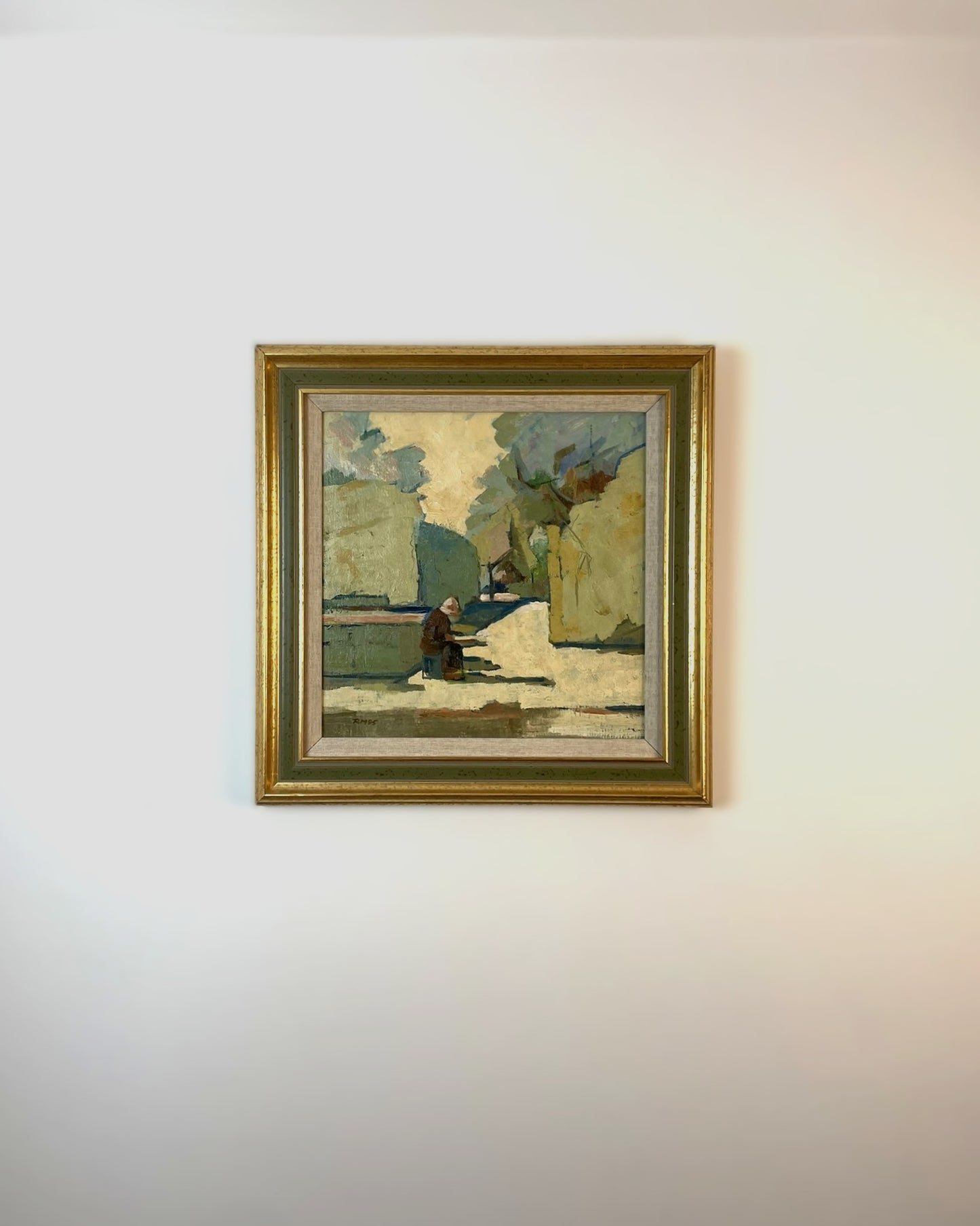 August Afternoon by Rosita Marlborough – Original 1995 Oil on Board