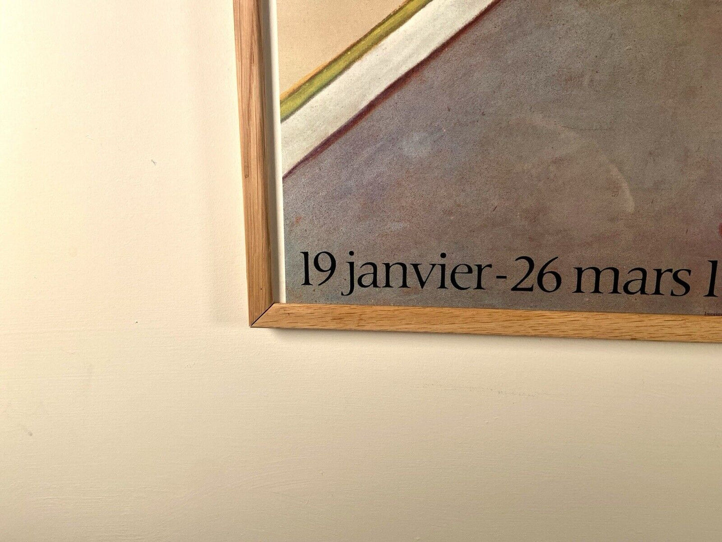 Framed Francis Bacon Exhibition Poster Galerie Claude Bernard 1977